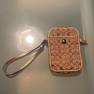 Coach Small Zip Case for AirPods/Wallet/Money